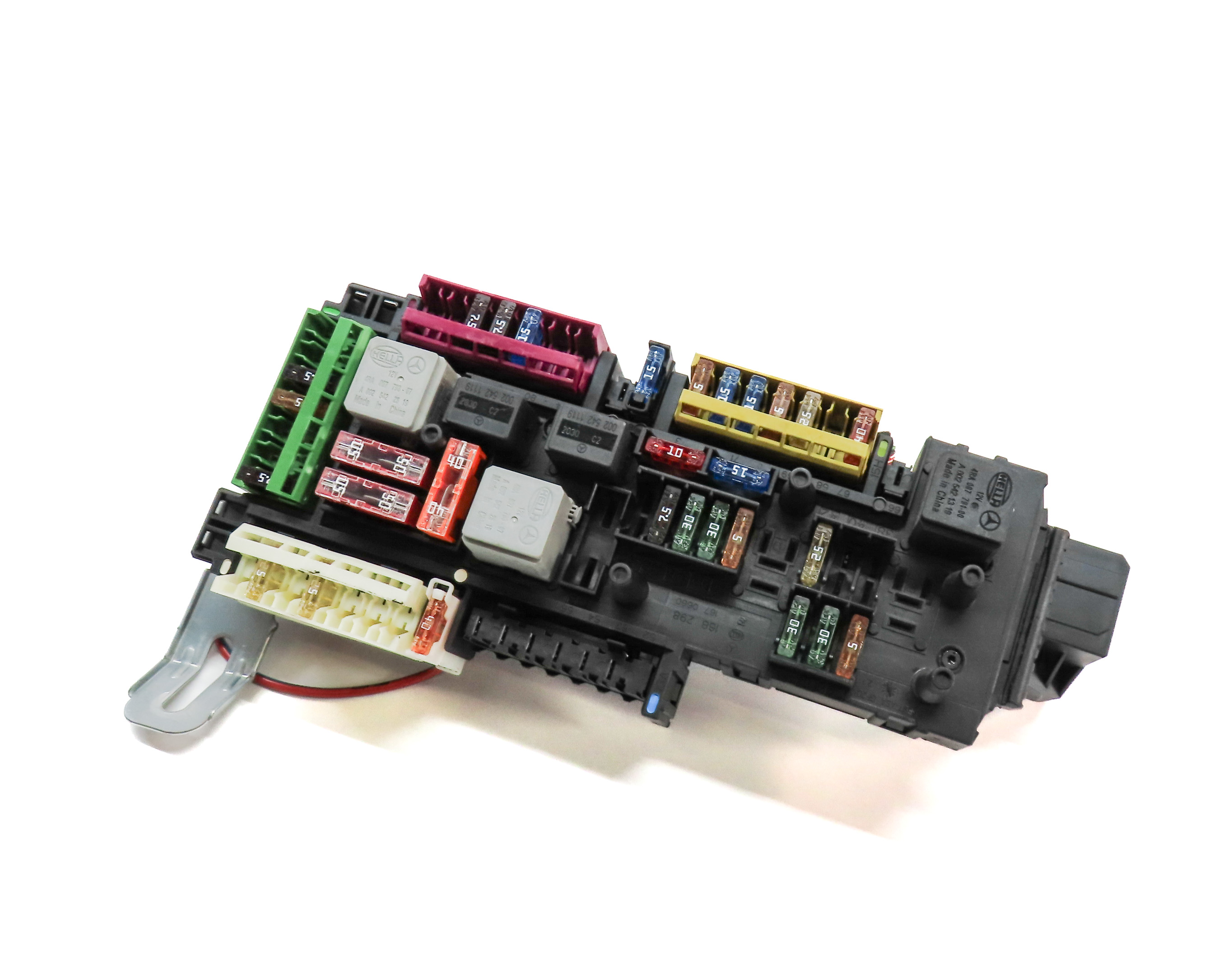 2012 MERCEDES E350 (W212) 3.0L DIESEL (OM642) ENGINE REAR SAM FUSE RELAY BOX — exact item pictured